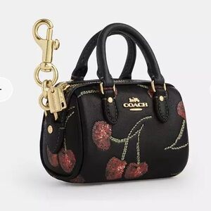 Coach Mini Rowan Bag Charm
With Cherry Print🎀